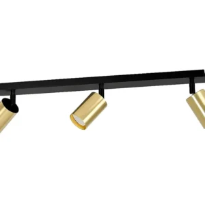 Plafonnier Zen, Noir, 72x18x6 cm, EPIKASA met CE-Keurmerk