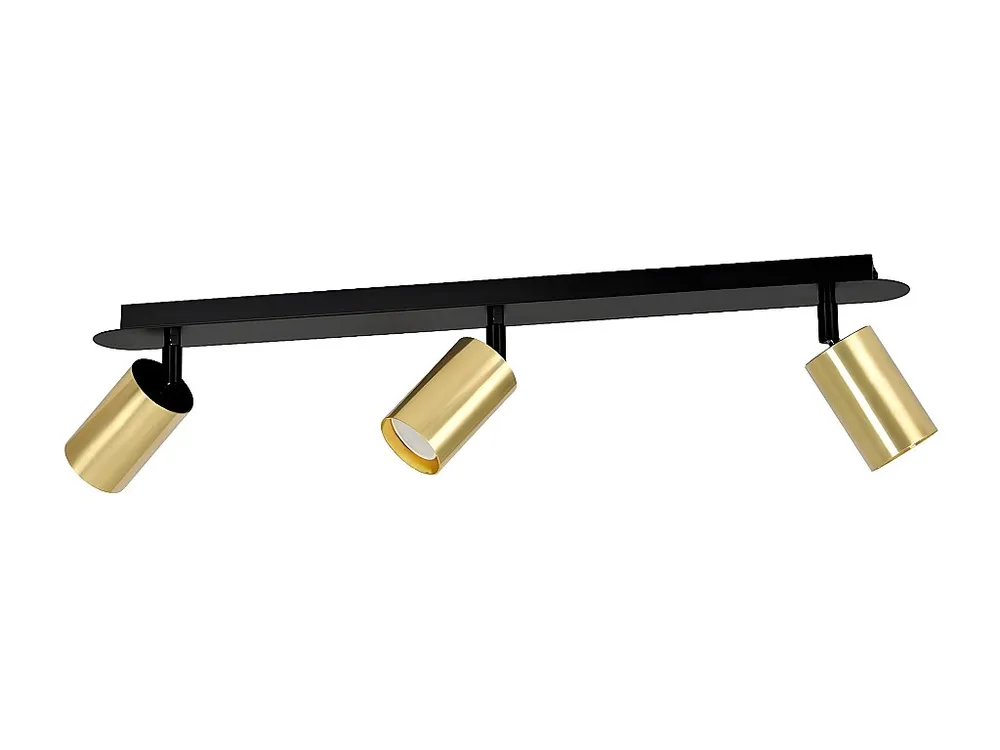 Plafonnier Zen, Noir, 72x18x6 cm, EPIKASA met CE-Keurmerk