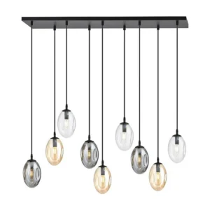 Professionele Kwaliteit Plafonnier Astral, Noir, 100x100x22 cm, EPIKASA