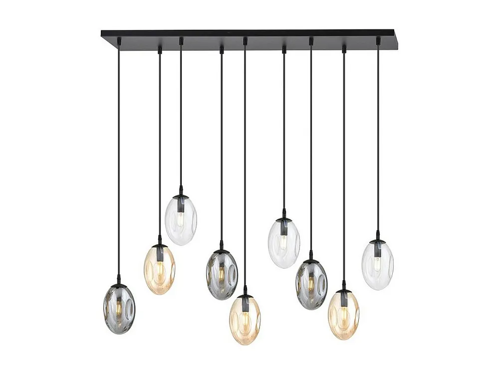 Professionele Kwaliteit Plafonnier Astral, Noir, 100x100x22 cm, EPIKASA