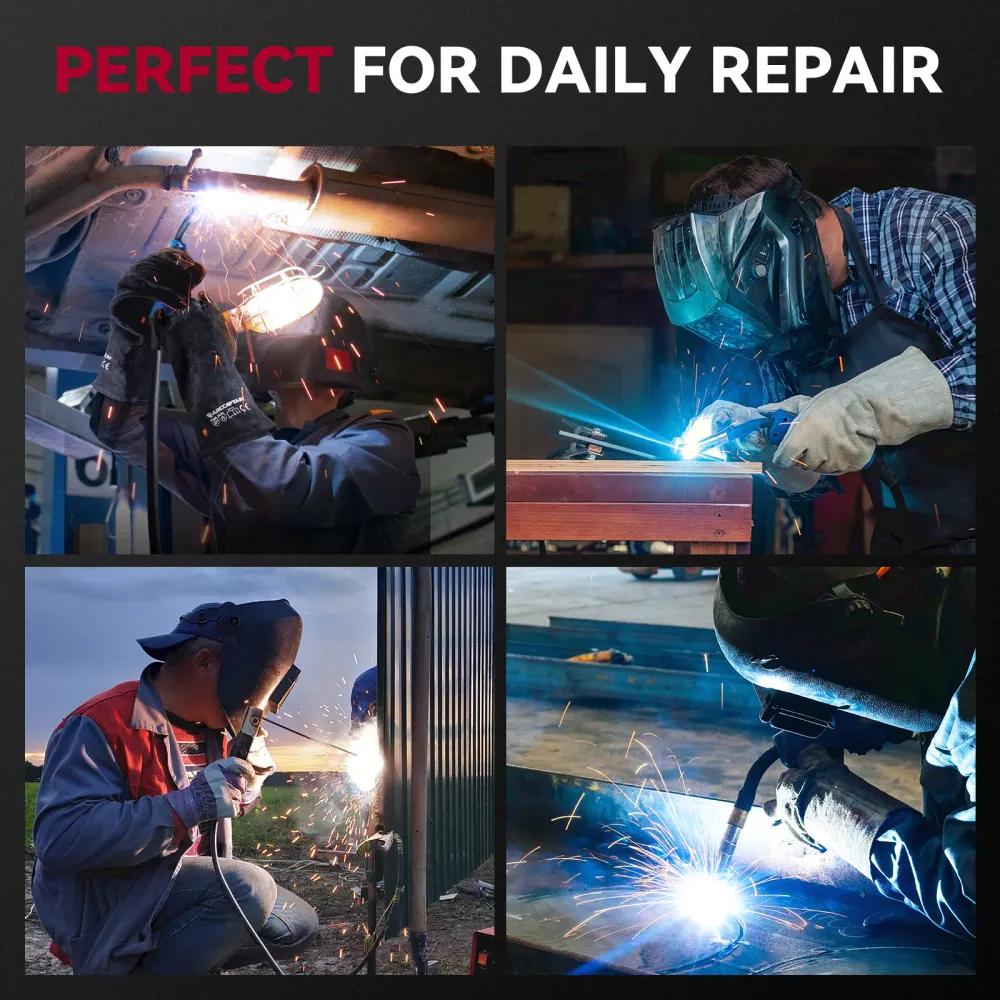 Arccaptain MIG165 Pro Duaal Voltage Gas and Gasless MIG Welder