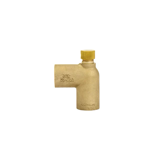 Streamline 1/2- SWT x 1/2- SWT Cast Geel koper 90-Degree Elbow w/Drain