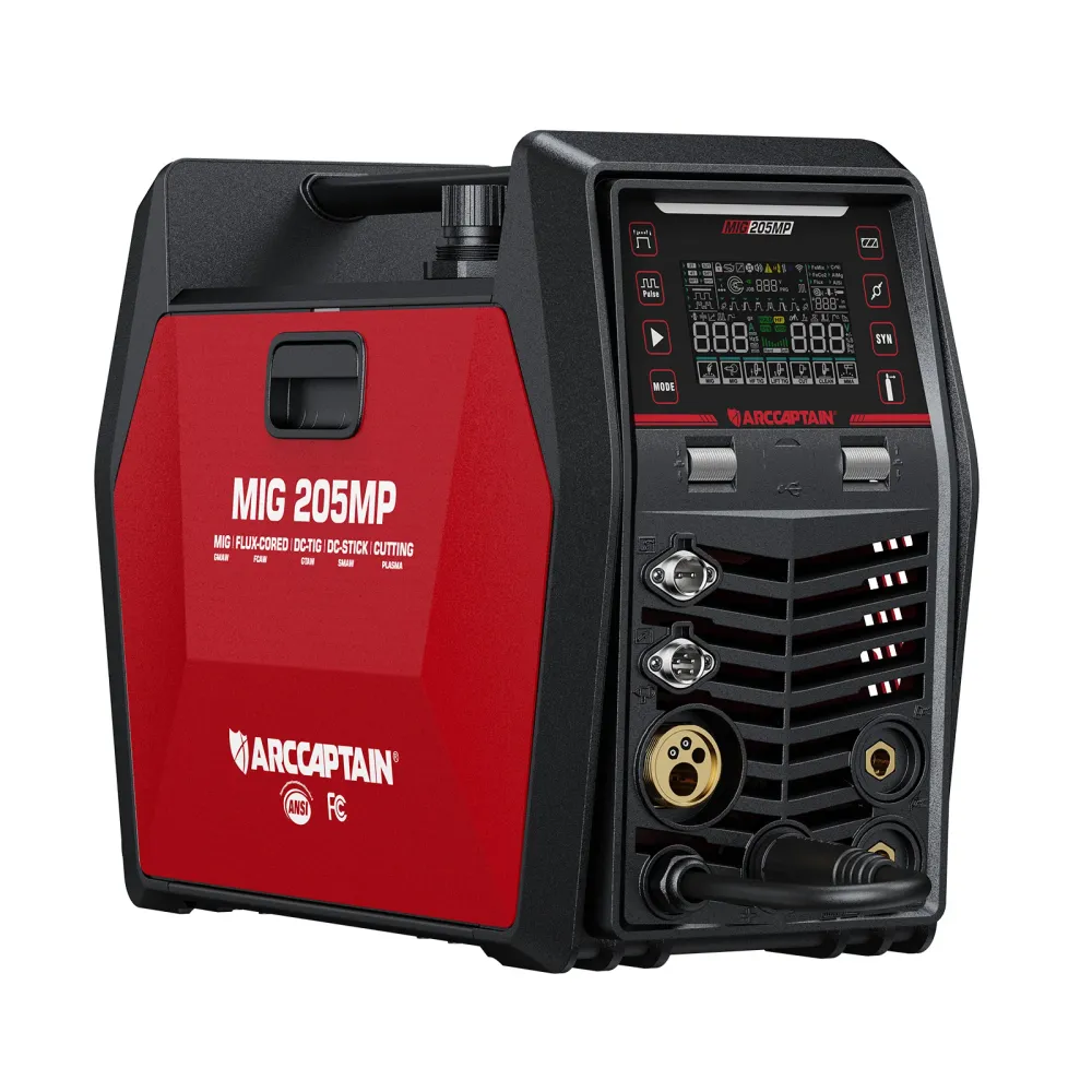 Used All--One MIG Welder and Cutter Combo Arccaptain MIG205MP