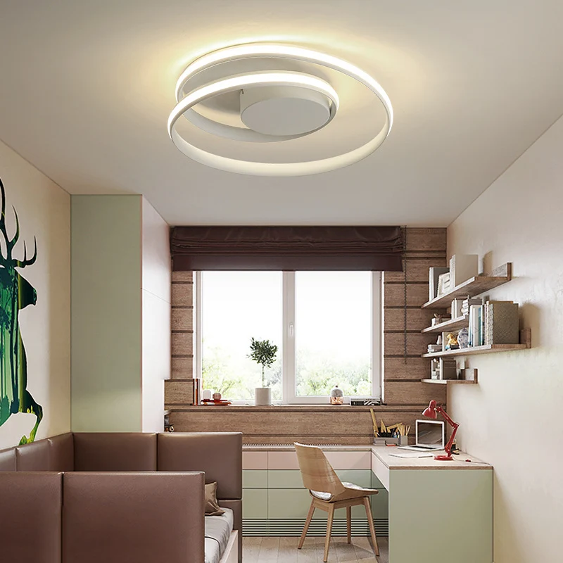 Aluminium naadloze curve inbouw eenvoudige LED-inbouwplafondlamp voor slaapkamer | Snel Thuisbezorgd