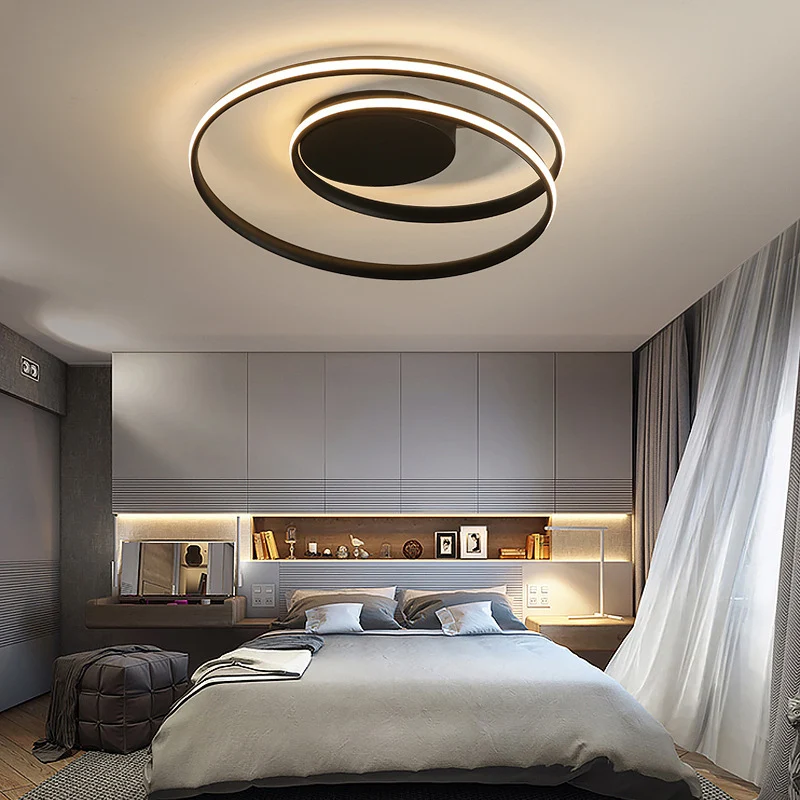 Aluminium naadloze curve inbouw eenvoudige LED-inbouwplafondlamp voor slaapkamer | Snel Thuisbezorgd
