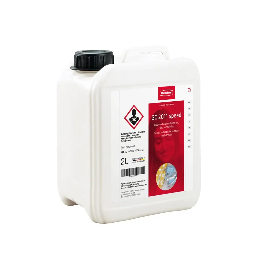 Go 2011 Speed Solvant Alginate Plaster Converts - Snel Effect Bog 2L.