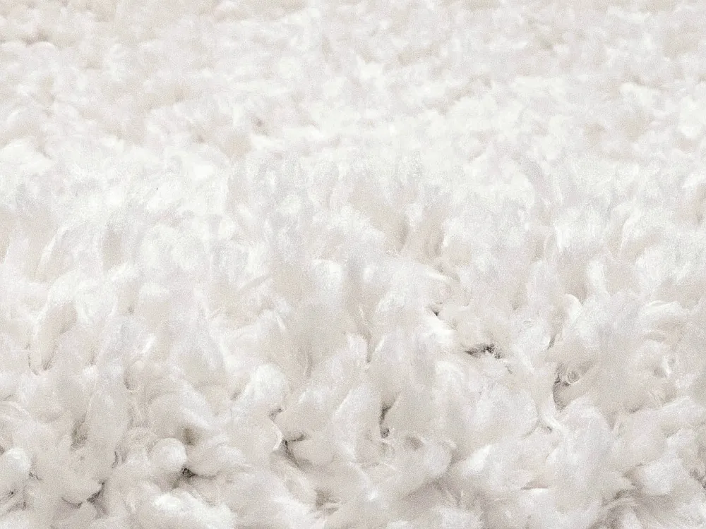 Berbers shaggy tapijt, 120 x 170 cm, wit en goudkleurig, PRYSMI