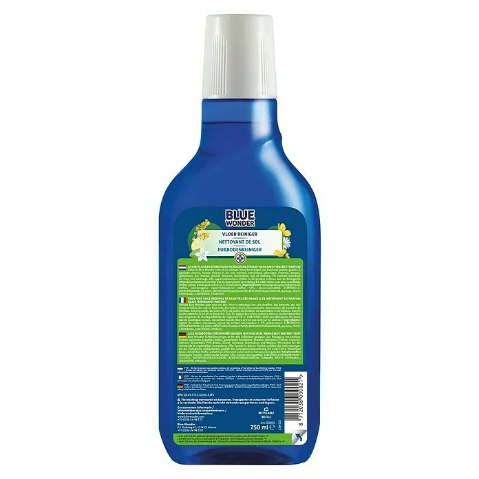 HG Blue Wonder Vloerreiniger - 750 ml, Fles
