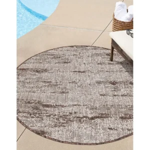 Buitenkleed - 122x122 - Bruin - Tulum Eigentijds
