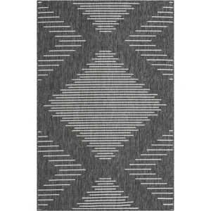 Buitenkleed - 183x122 - Antraciet - Tulum Symetry