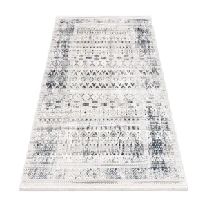 DISTIN 0833A marineblauw / blauw / wit modern tapijt - Boho, antiekstijl, 180x270 cm