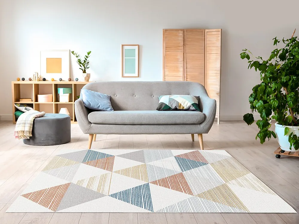 Geometrisch tapijt - 160 x 230 cm - Meerdere kleuren - GEOMIA