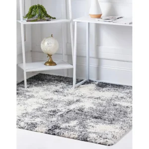 Hoogpolig tapijt 240x240 Lichtbruin - SteenGrijs Lachen Haze