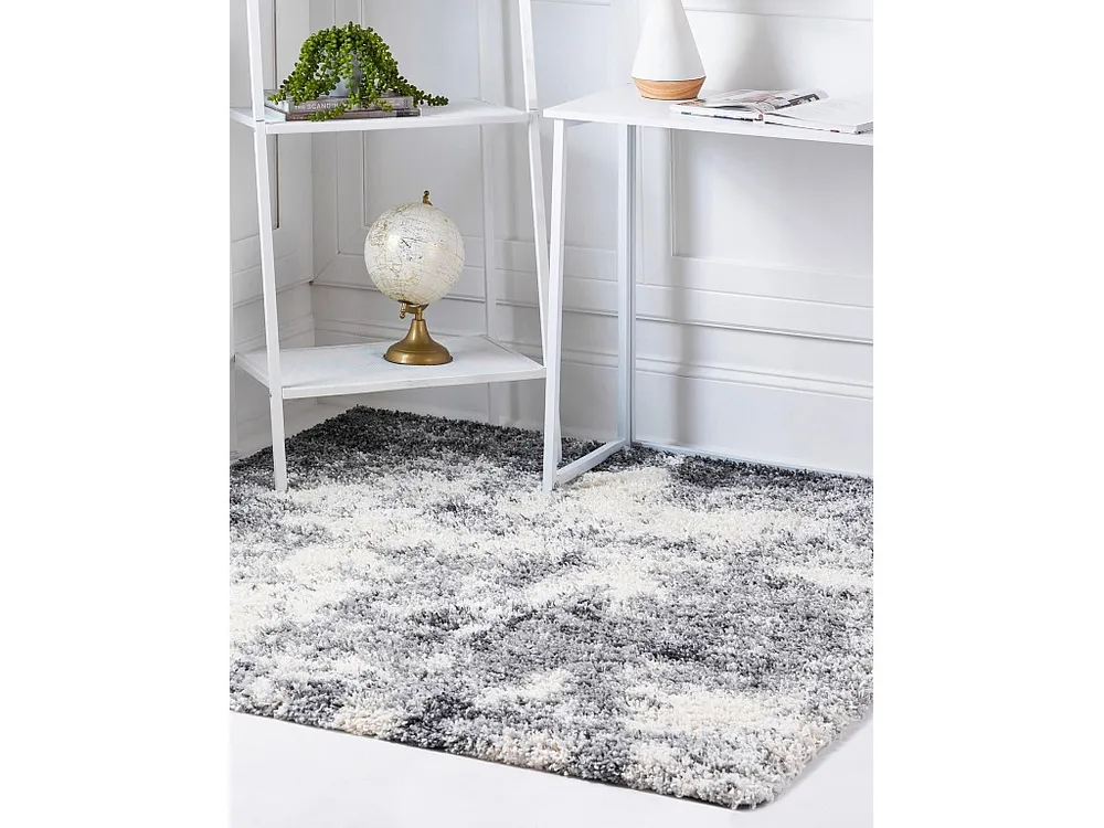 Hoogpolig tapijt 240x240 Lichtbruin - SteenGrijs Lachen Haze