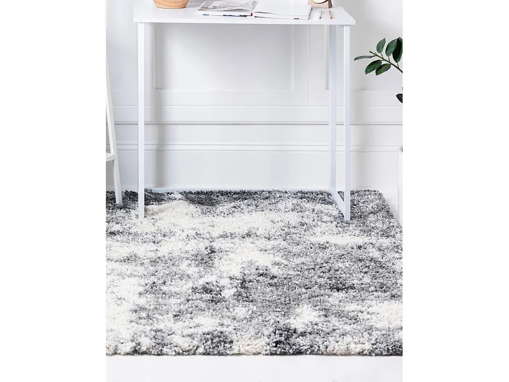 Hoogpolig tapijt 240x240 Lichtbruin - SteenGrijs Lachen Haze