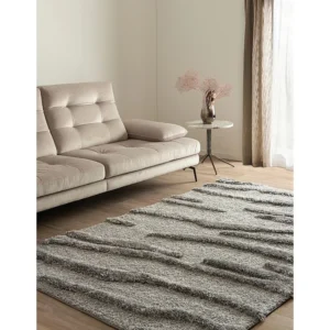 Hoogpolig tapijt 245x160 Grijs Thun Arbor