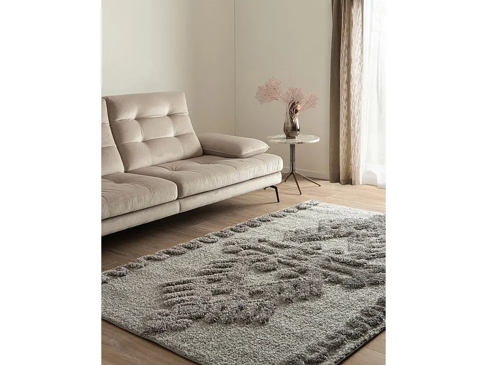 Hoogpolig tapijt 245x160 Grijs Thun Scutum