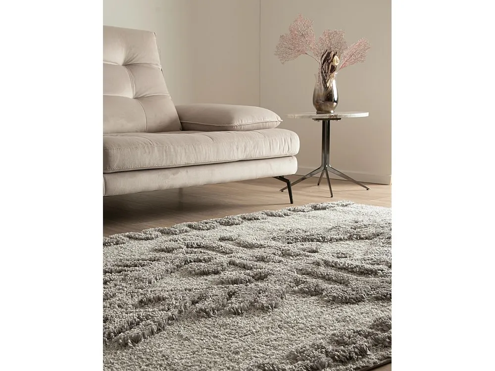 Hoogpolig tapijt 245x160 Grijs Thun Scutum