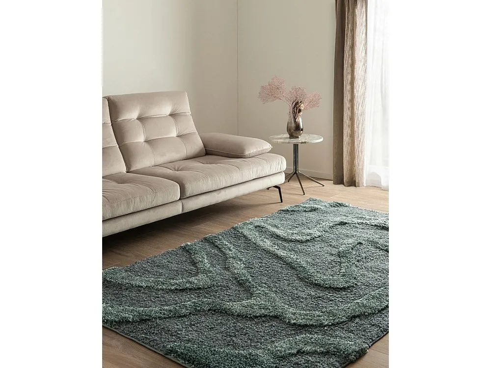 Hoogpolig tapijt 305x240 Blauw Thun Arbor