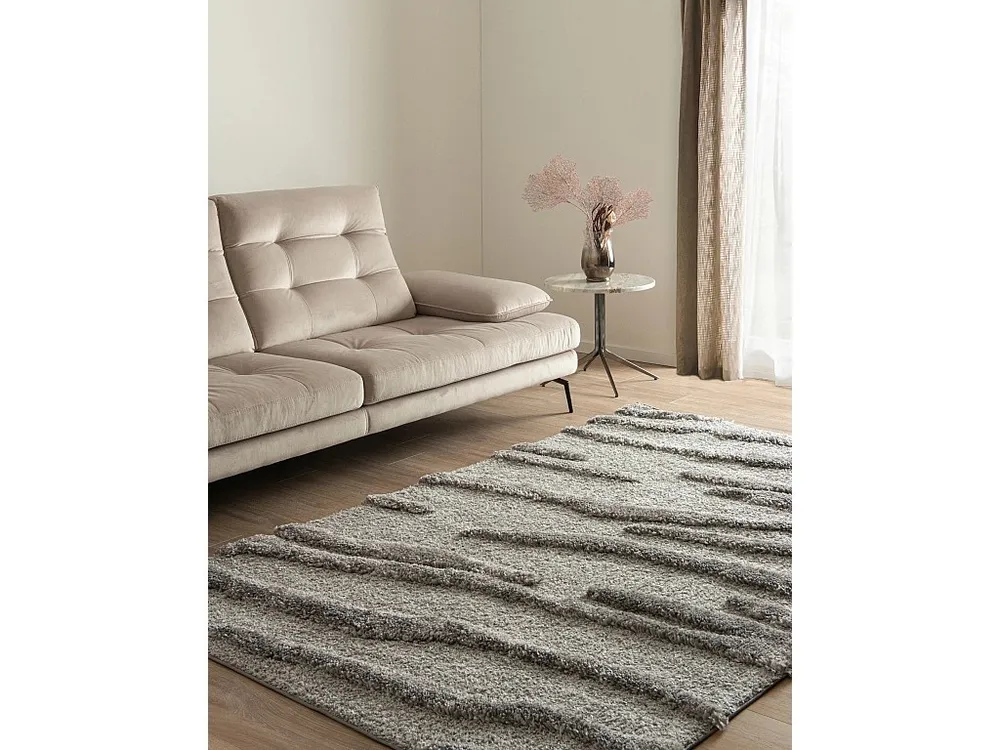 Hoogpolig tapijt 305x240 Grijs Thun Arbor