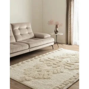 Hoogpolig tapijt 305x240 Wit Thun Scutum