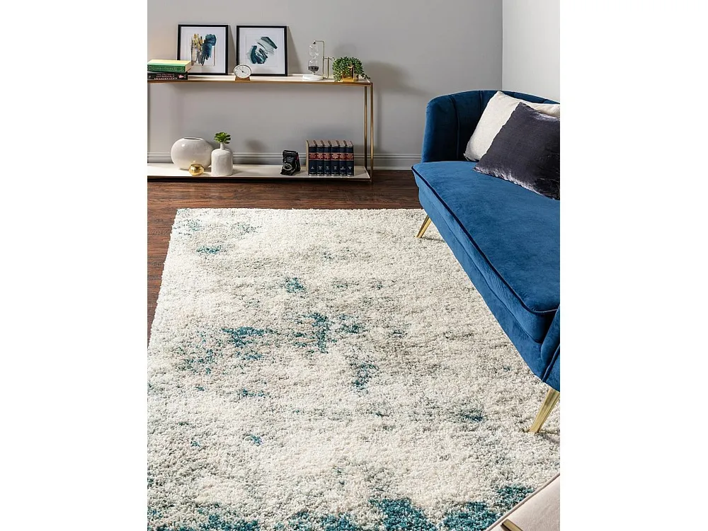 Hoogpolig tapijt 395 x 300 Groen Lachen Haze