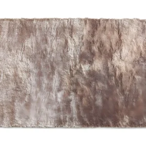 Kleed shaggy DOLCE Taupe met ecru - polyester - 160*230cm