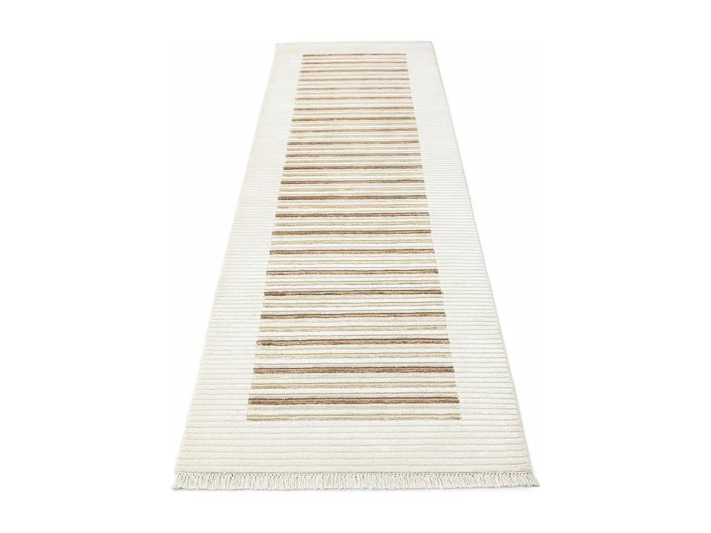 Loper-Woltapijt 302x79 Lichtbruin Darya