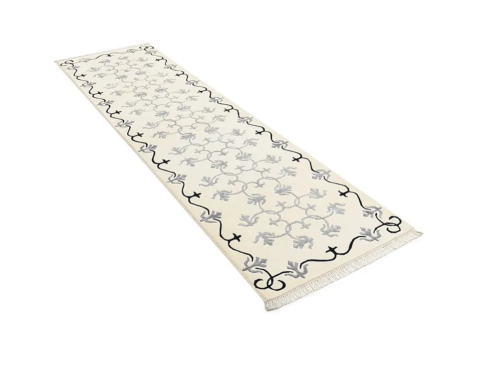 Loper-Woltapijt 302x79 Natuurtint Darya
