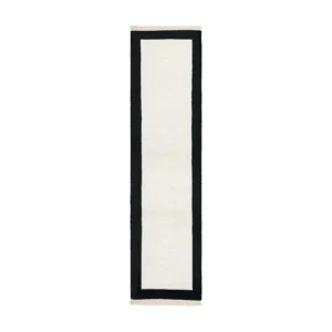 Loper-Woltapijt 307x79 Zwart Darya
