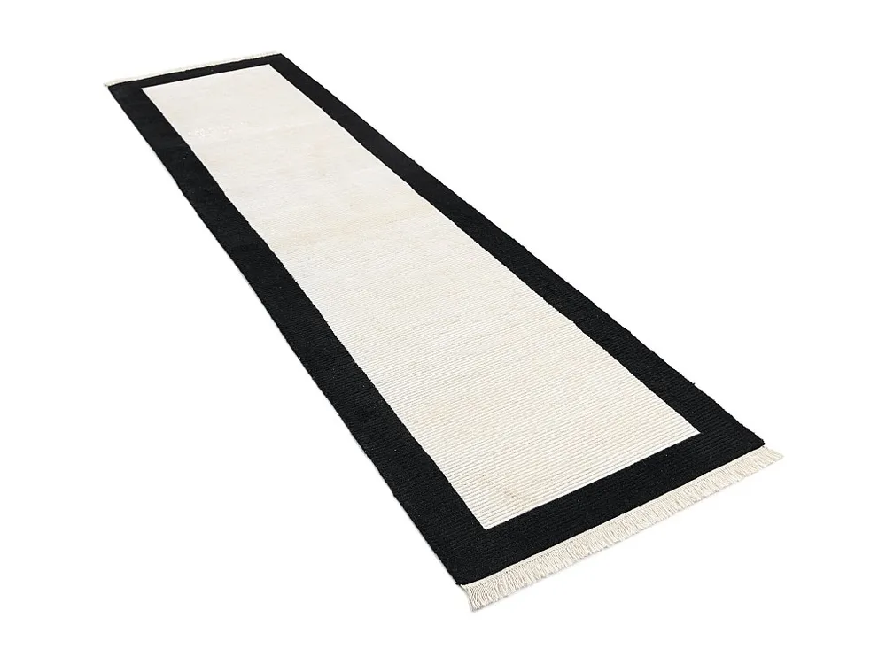 Loper-Woltapijt 307x79 Zwart Darya