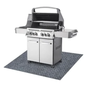 MAGNUS 2954 beschermende grillmat voor terras, buiten - grijskleuring 100x180 cm