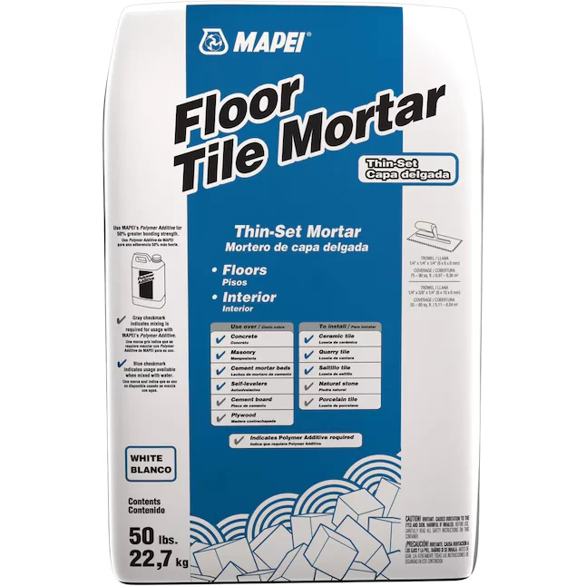 MAPEI Floor Tile Melkwit Thinset Tile Mortar (50-lb)