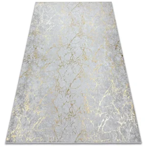 MIRO 11111.2108 tapijt wasbaar marmer, glamour antislip - creme / goud 80x150 cm