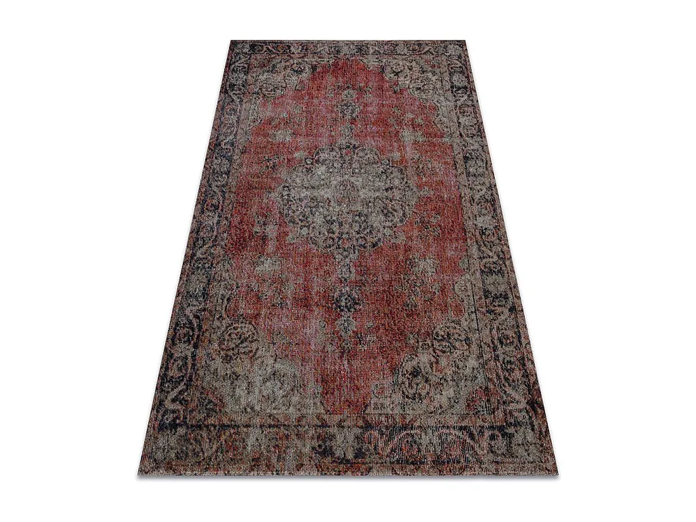 Modern tapijt MUNDO E0691 ornament, ouderwets outdoor rood / beige 120x170 cm