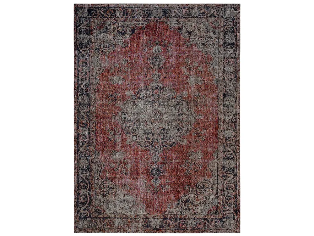 Modern tapijt MUNDO E0691 ornament, ouderwets outdoor rood / beige 120x170 cm