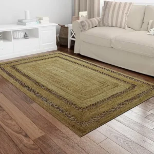 Opengewerkt gevlochten tapijt van 100% jute - 200 x 290 cm - Naturel - JARAVI
