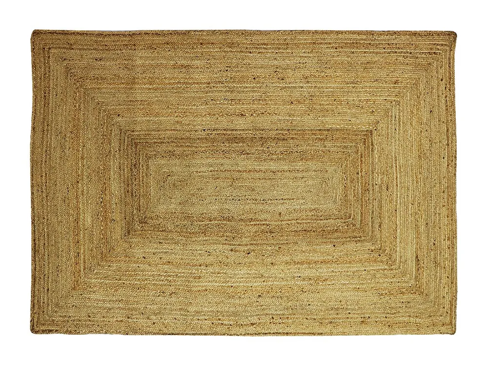 Rechthoekig tapijt van 100% gevlochten jute - 200 x 290 cm - Naturel - JAYA
