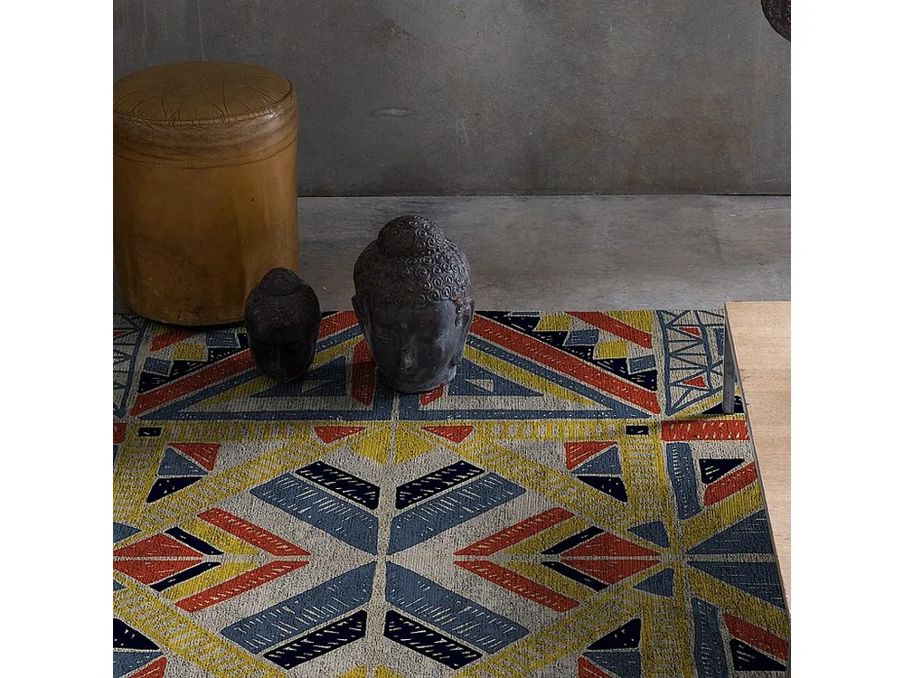 Rodier Tensival trival veelkleurig vloerkleed 120x170 cm