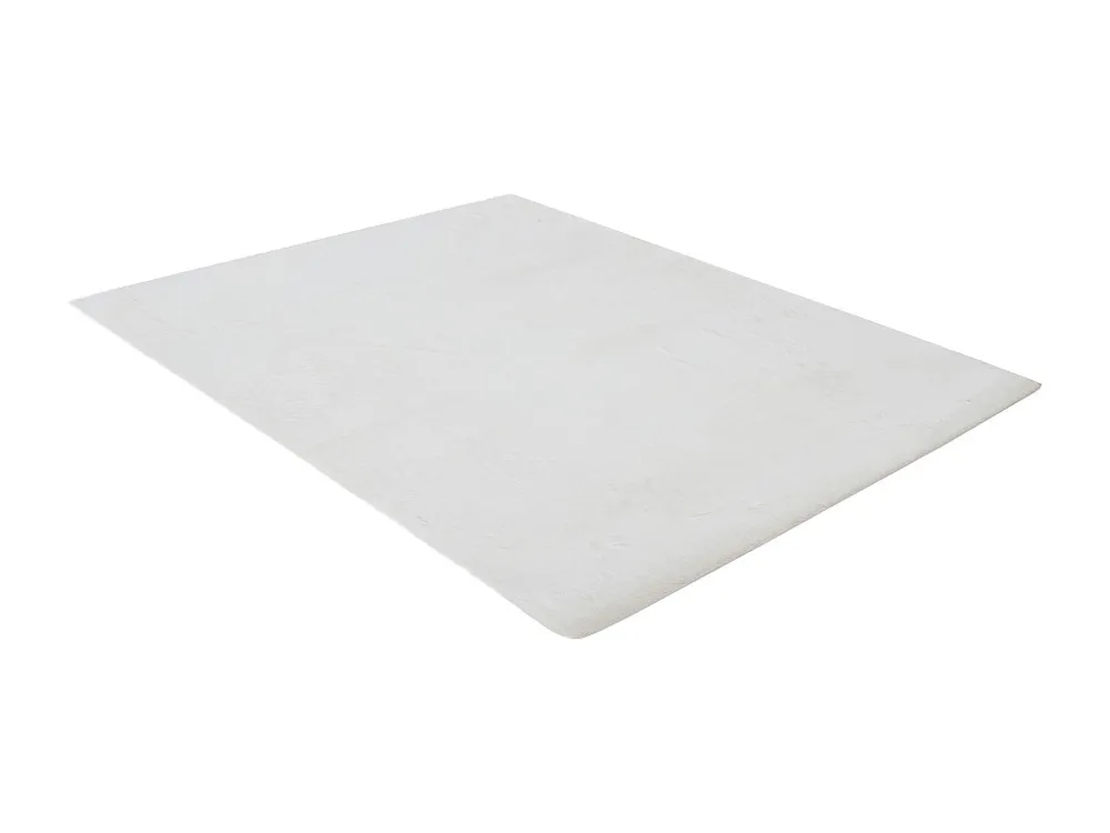 Shaggy hoogpolig vloerkleed met bontlook - 160 x 230 cm - Lichtbruin - BUNNY