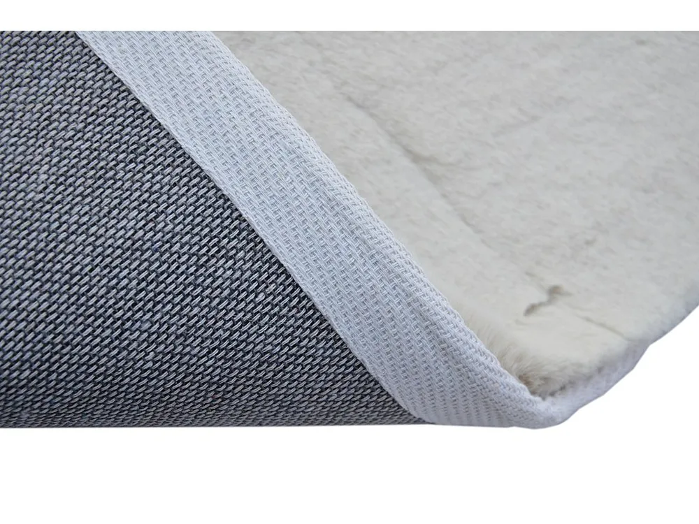 Shaggy hoogpolig vloerkleed met bontlook - 160 x 230 cm - Lichtbruin - BUNNY