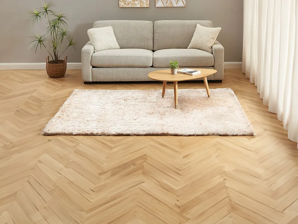 Shaggy langpolig, donzig vloerkleed - 200 x 290 cm - Beige - DOLCE