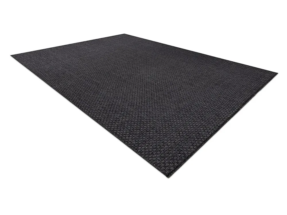 Sisal tapijt TIMO 6272 buitenshuis zwart 160x220 cm