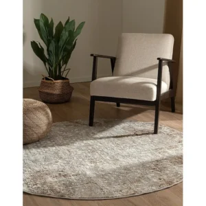 Tapijt 125x125 Ecru Davos Magic