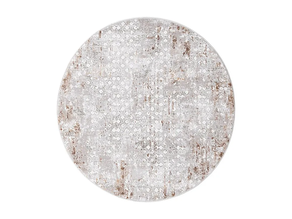 Tapijt 125x125 Ecru Davos Magic