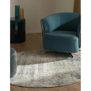 Tapijt 160x160 Blauw Davos Magic
