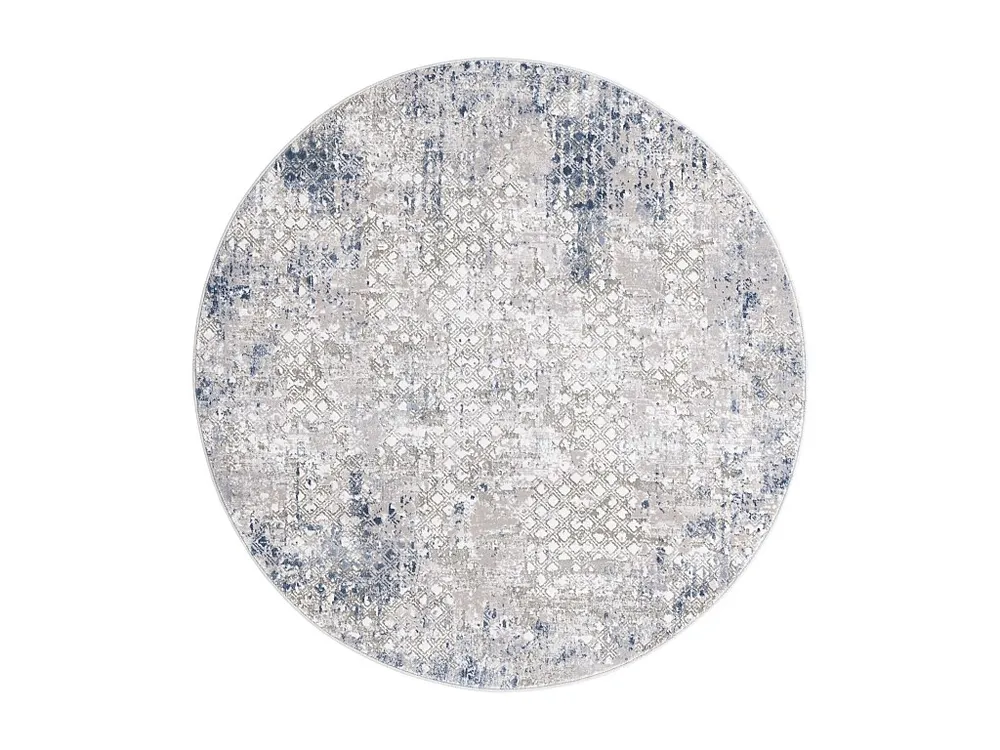 Tapijt 160x160 Blauw Davos Magic