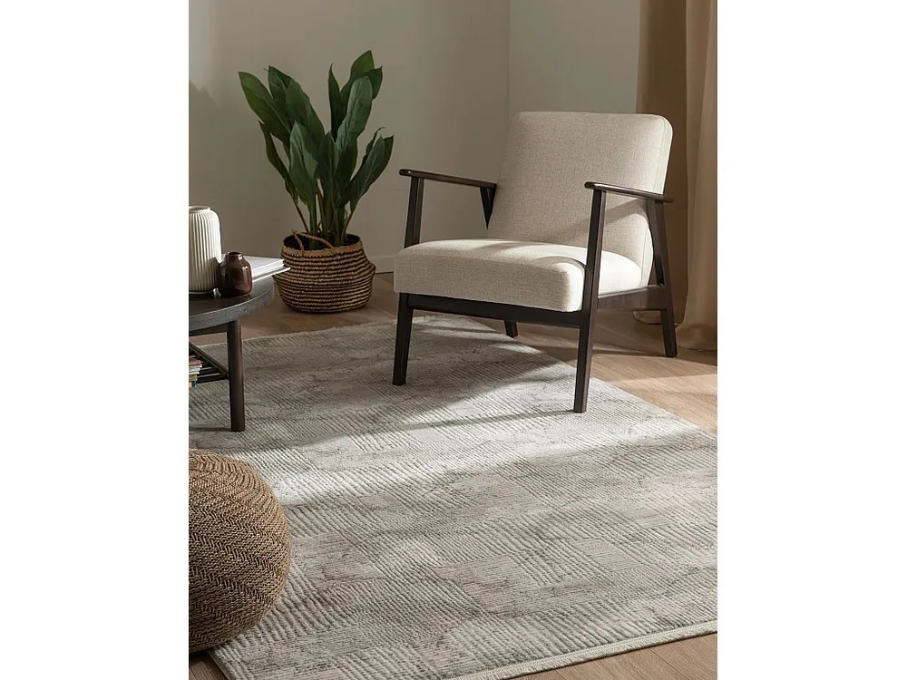 Tapijt 160x160 Grijs Davos Onfeilbaar