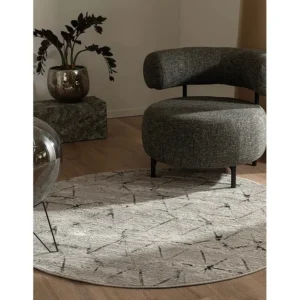 Tapijt 160x160 Grijs Davos Spice