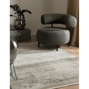 Tapijt 160x160 Grijs Zwart Davos Charme